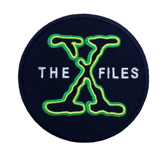The X-Files Patch (3 Inch) Iron-on Badge Sci-Fi TV Series Aliens Conspiracy Patches