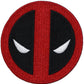 Deadpool Patch (3.5 Inch) Iron or Sew-on Badge Dead Pool Red/Black Emblem Movie Souvenir Costume Jacket / Bag / Hat / Cosplay / Gift Patches