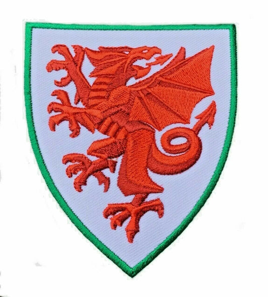Wales Football Crest Patch (3 Inch) Iron-on Badge Soccer Crest