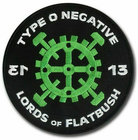 Type O Negative Patch (4 Inch) Iron or Sew-on Badge Lords of Flatbush Metal Music Logo Patches