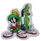 Marvin The Martian & K9 Pacth (3.5 Inch) Iron-On Badge Looney Tunes DIY Costume Patches
