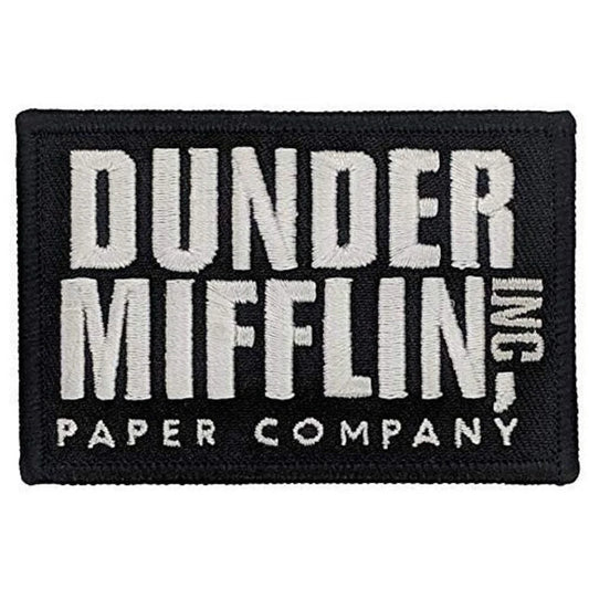 Dunder Mifflin Paper Company Patch (3 Inch) The Office Iron-on Badge