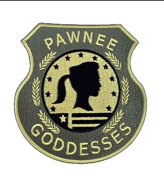 Pawnee Goddesses Patch (4 Inch) Iron/Sew-on Badge Parks and Recreation Patches