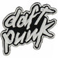 Daft Punk Logo Patch (3.5 Inch) Silver Iron or Sew-on Badge Tribute Music Patches