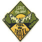 Leave the Road Take the Trail Patch (3.5 Inch) Iron/Sew-on Badge