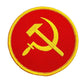 USSR Communist Patch (3 Inch) Velcro Badge Hammer and Sickle Insignia Crest