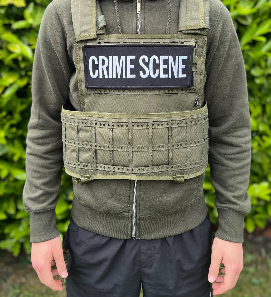 XL Crime Scene CSI Patch (10 Inch) Velcro Badge