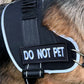 K9 Harness DO NOT PET Dog K-9 Nylon Touch Fastener Patch (6 Inch) Velcro Badge