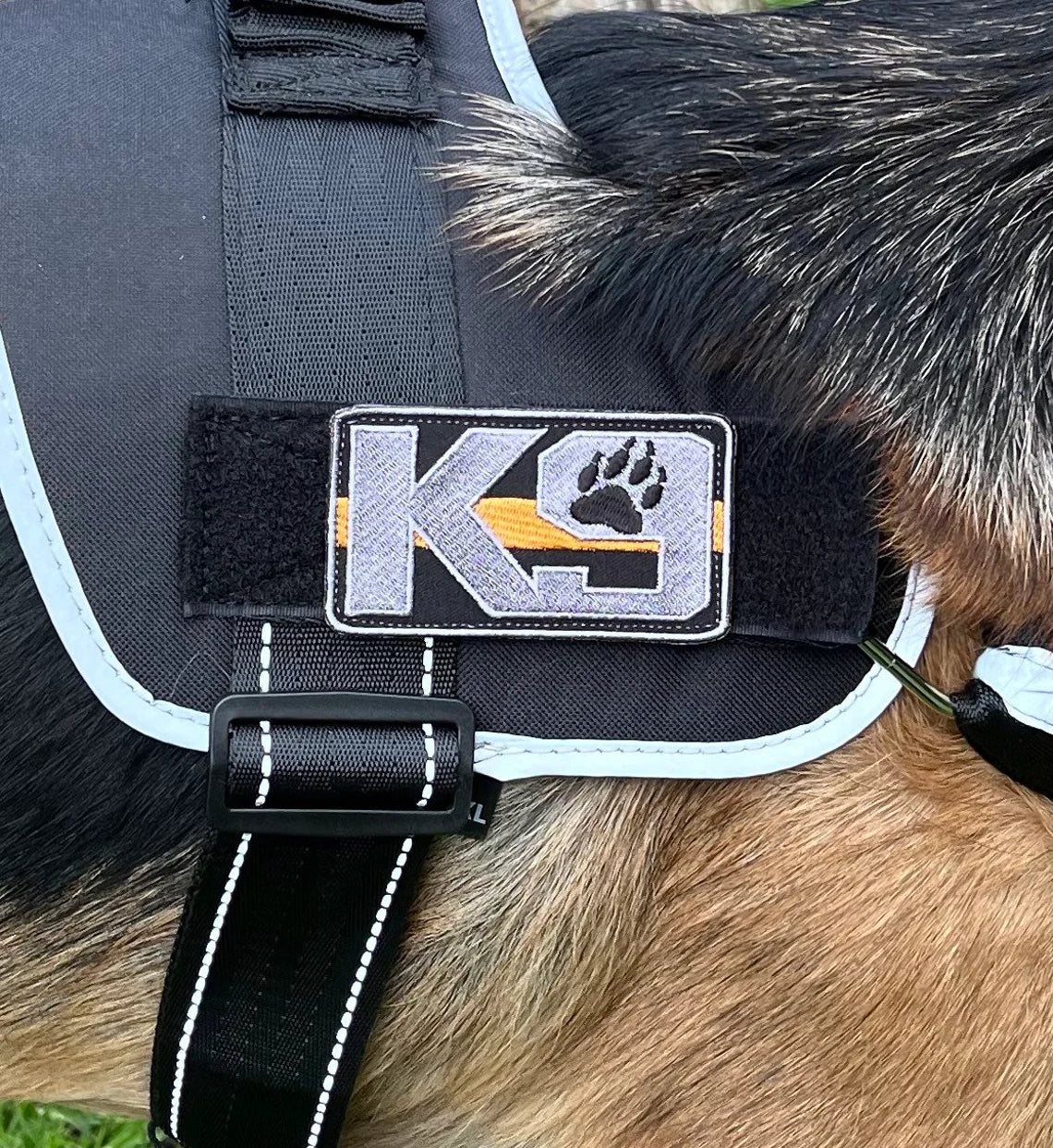 K-9 Thin Orange Line Search and Rescue Patch (3.5 Inch) K9 SAR Velcro Badge