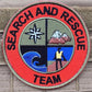 Search and Rescue Team Patch (3 Inch) Velcro SAR Badge (Hook + Loop)