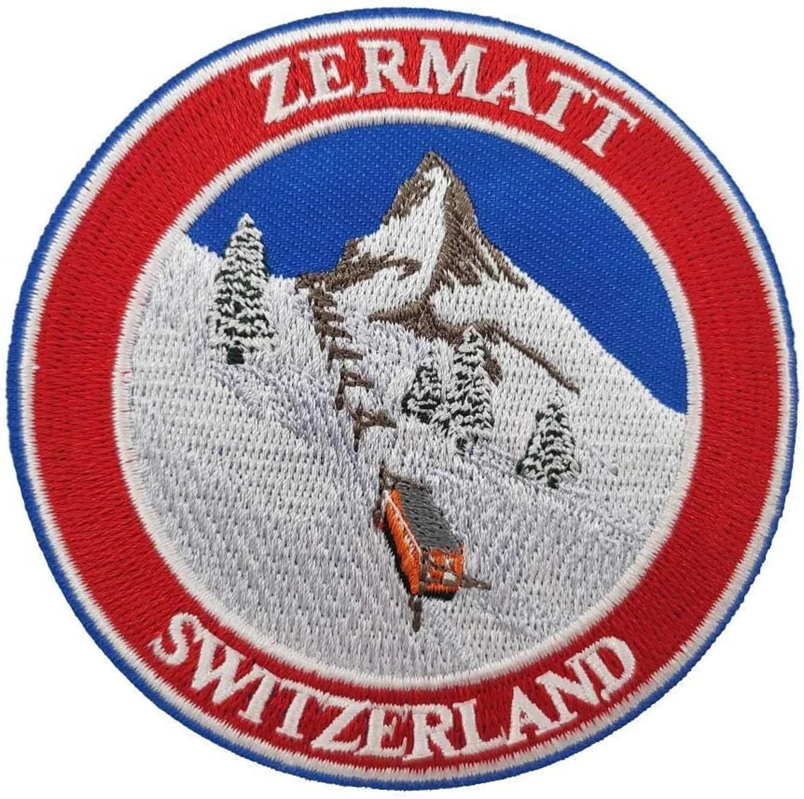 Mount Matterhorn Zermatt Switzerland Patch (3.5 Inch) Iron/Sew-on Badge