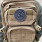 Black Valknut Viking Norse ACU Subdued Velcro Patch (3 Inch) Tactical Hook and Loop Velcro Patches