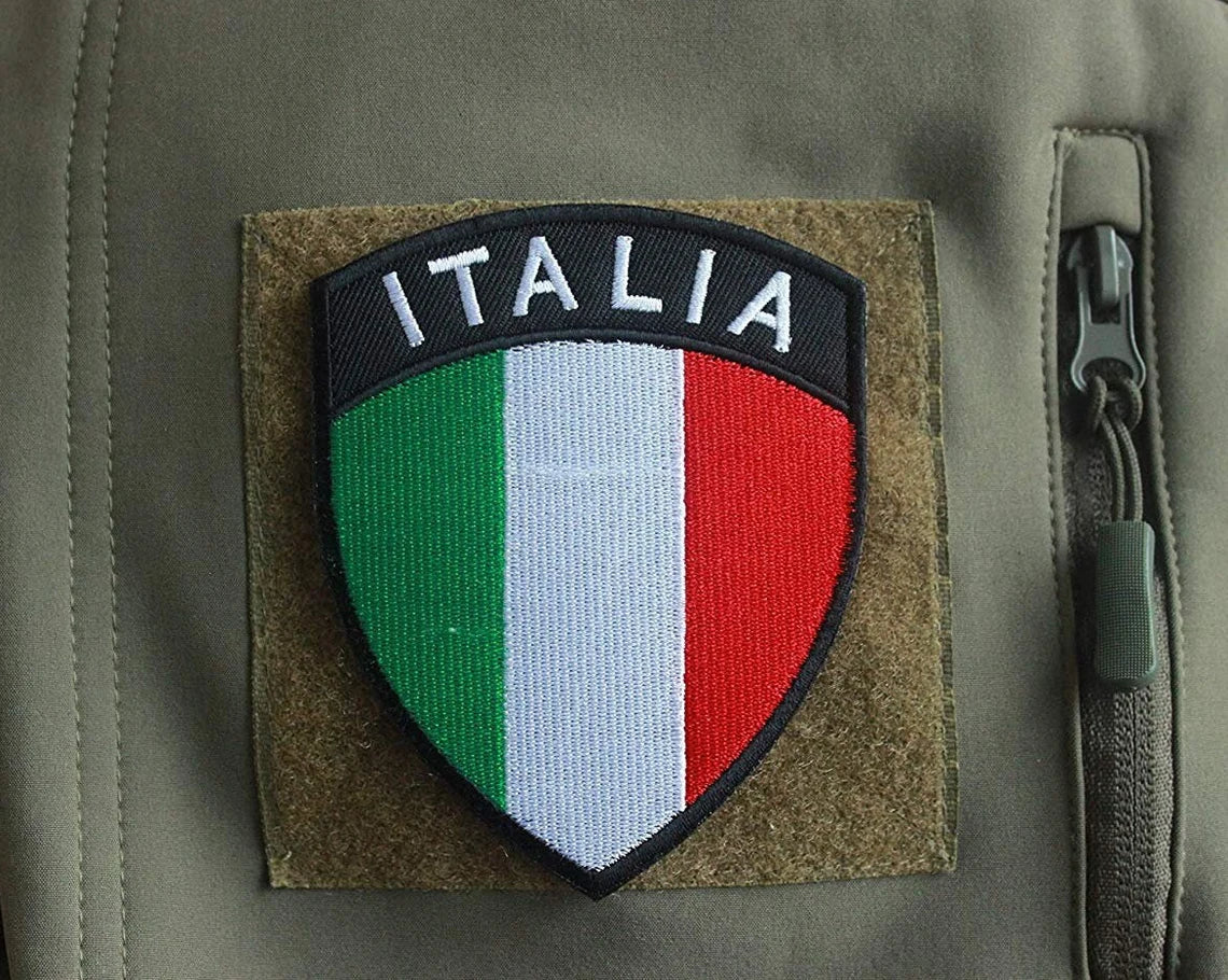 Italia Patch (4 Inch) Velcro Italy Badge