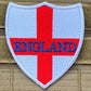 England Flag Patch (3 Inch) Velcro Badge (Hook + Loop) United Kingdom