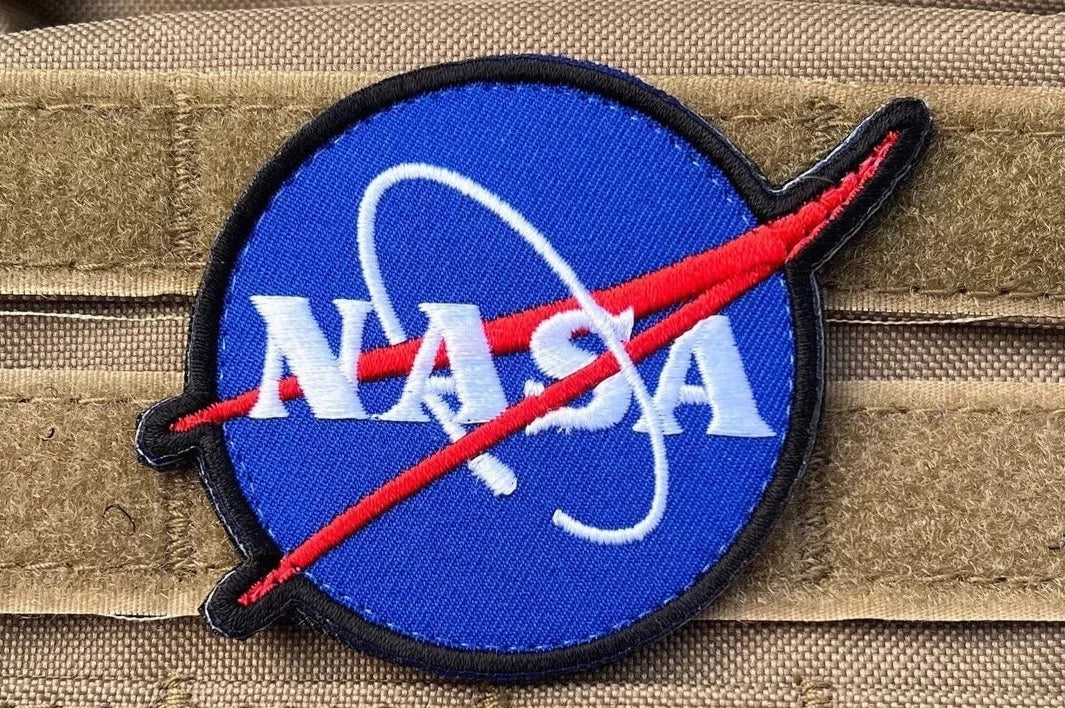 NASA Meatball Patch (3.5 Inch) Velcro Badge (Hook + Loop) Patches