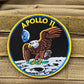 NASA Apollo 11 Patch (3.5 Inch) Embroidered (Hook + Loop) Velcro Badge Eagle Astronaut Space Suit Souvenir Costume Moon Landing Emblem Crest