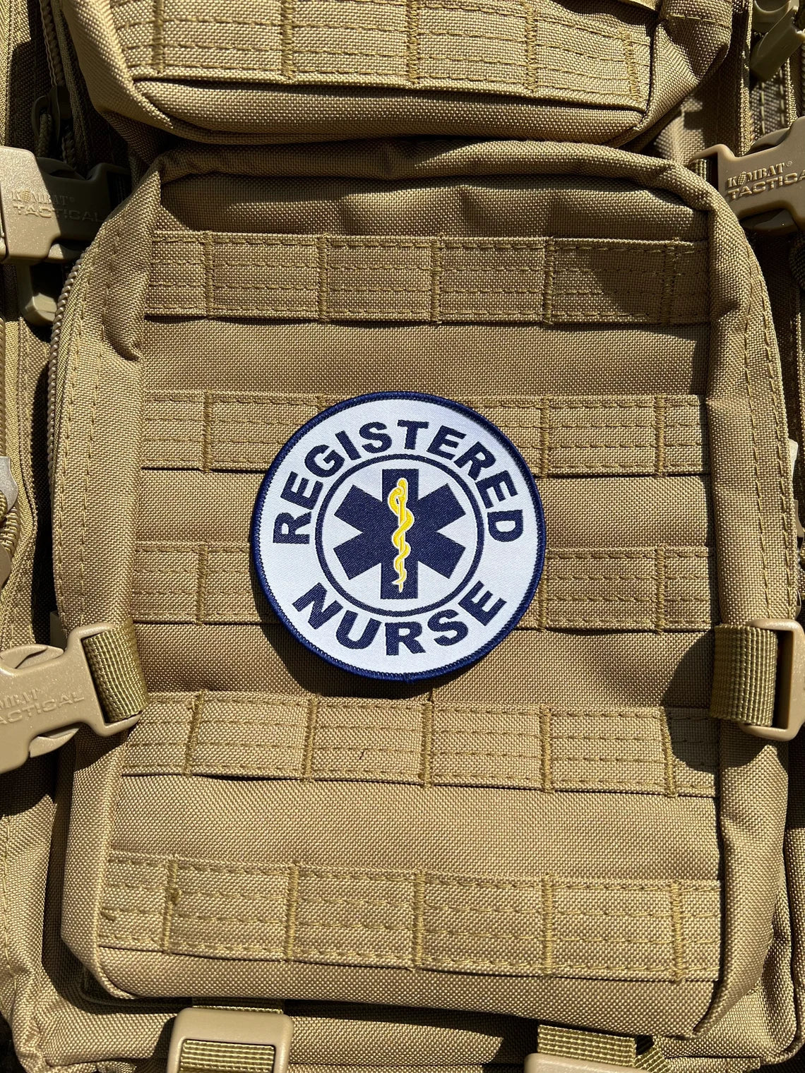 Registered Nurse Patch (3.5 Inch) Iron-on Badge Medic First Aid Patches