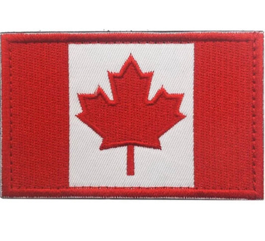 Canada Patch (3 Inch) Maple Leaf  Iron-on Badge