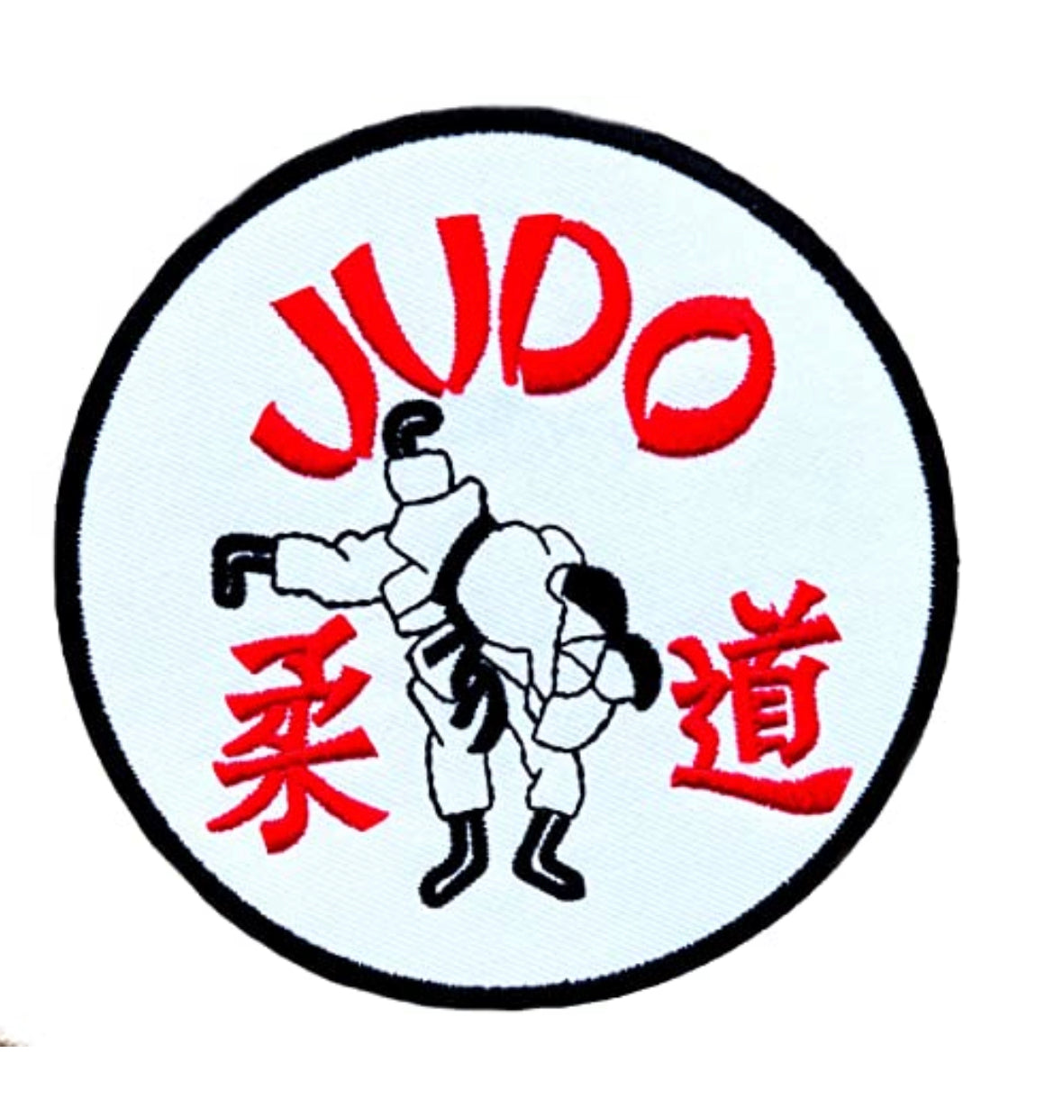 Judo Patch (4 Inch) Embroidered Iron / Sew on Badge Kimono Gi