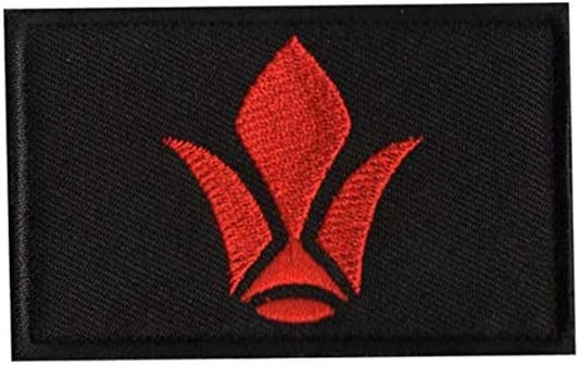 Mobile Suit Gundam Iron-Blooded Orphans Patch (3.25 Inch) Velcro Badge Black & Red Morale Tactical Patches