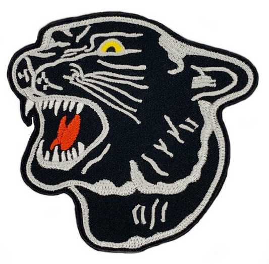 Large Black Panther Patch (4 Inch) Iron/Sew-on Badge Big Cat