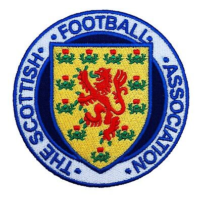 Scotland Football Crest Patch (3.5 Inch) Iron-on Scottish FA Soccer Badge Patches