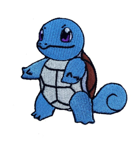 Squirtle Patch (3 Inch) Water Pokemon Iron/Sew on Badge