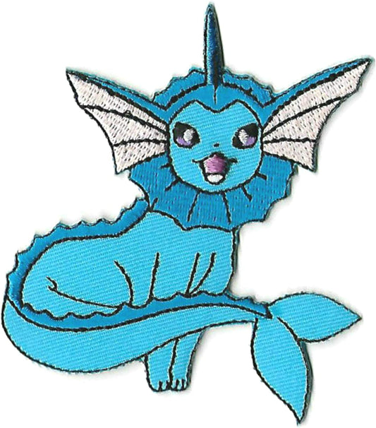 Vaporeon Patch (3 Inch) Iron-on Badge Pokémon Patches