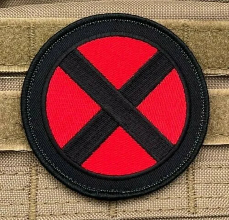 X-Men Patch (3 Inch) Velcro Badge (Hook + Loop)